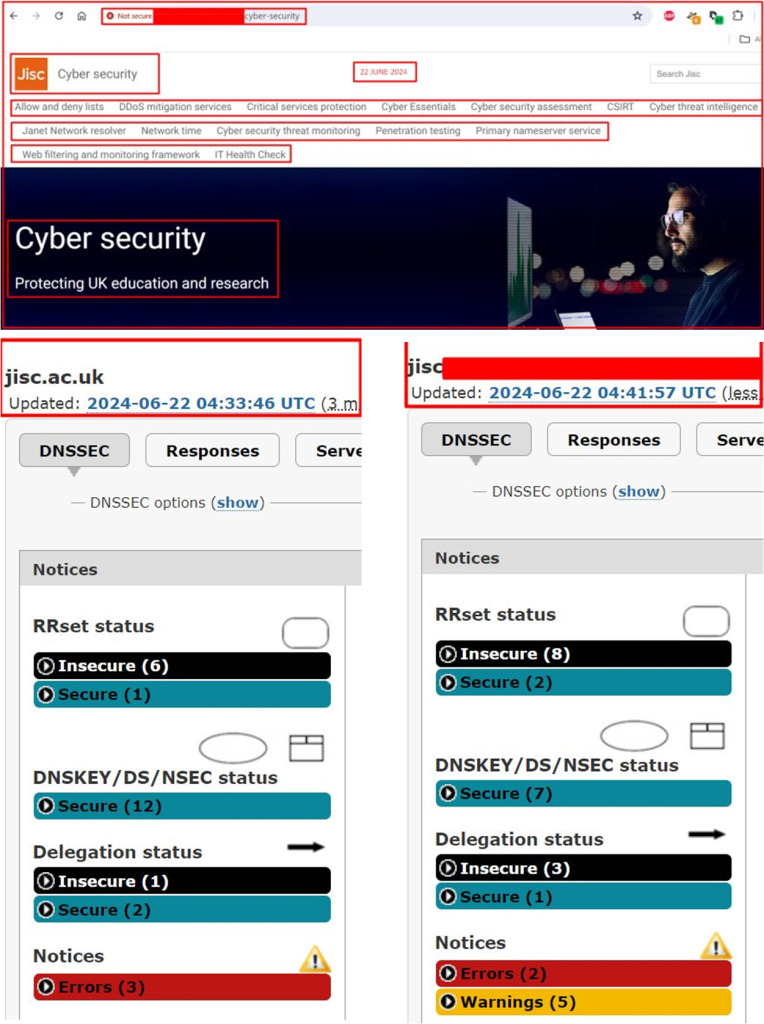 JISC Cyber Vulnerabilities